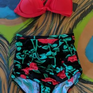 Retro high waist bikini